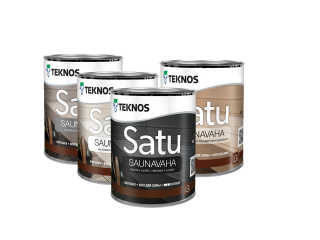 TEKNOS SATU SAUNAVAHA – ochranný voskový náter na drevo do sáun a kúpeľní
